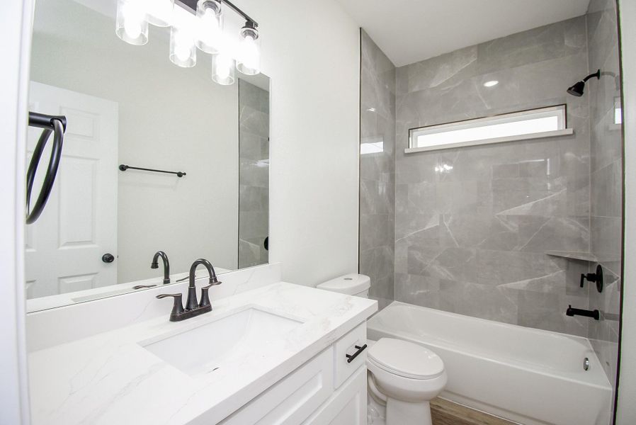 Furnished interior view inside a new home in , Houston (Image 17).