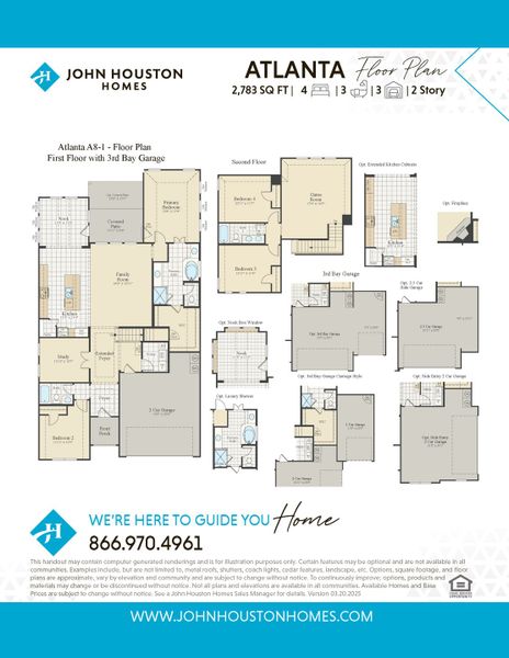 2D floor plan layout for the Atlanta by John Houston Homes in BridgeWater - Phase 1, Midlothian, TX (Image 3). 2D floor plan layout for the Atlanta by John Houston Homes in BridgeWater - Phase 1, Midlothian, TX (Image 3).