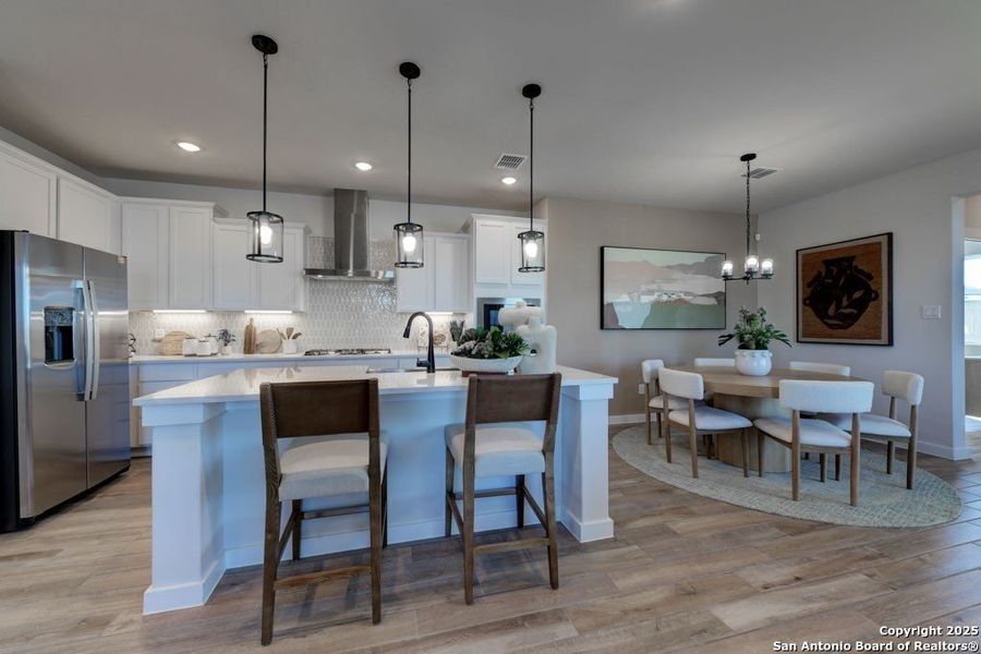 Furnished interior view inside a new home in Veranda Signature, San Antonio (Image 9).