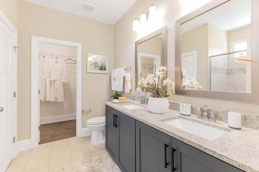 Representative furnished interior of a home built from the Carver by Caviness & Cates Communities in Maggie Way, Wendell (Image 81).