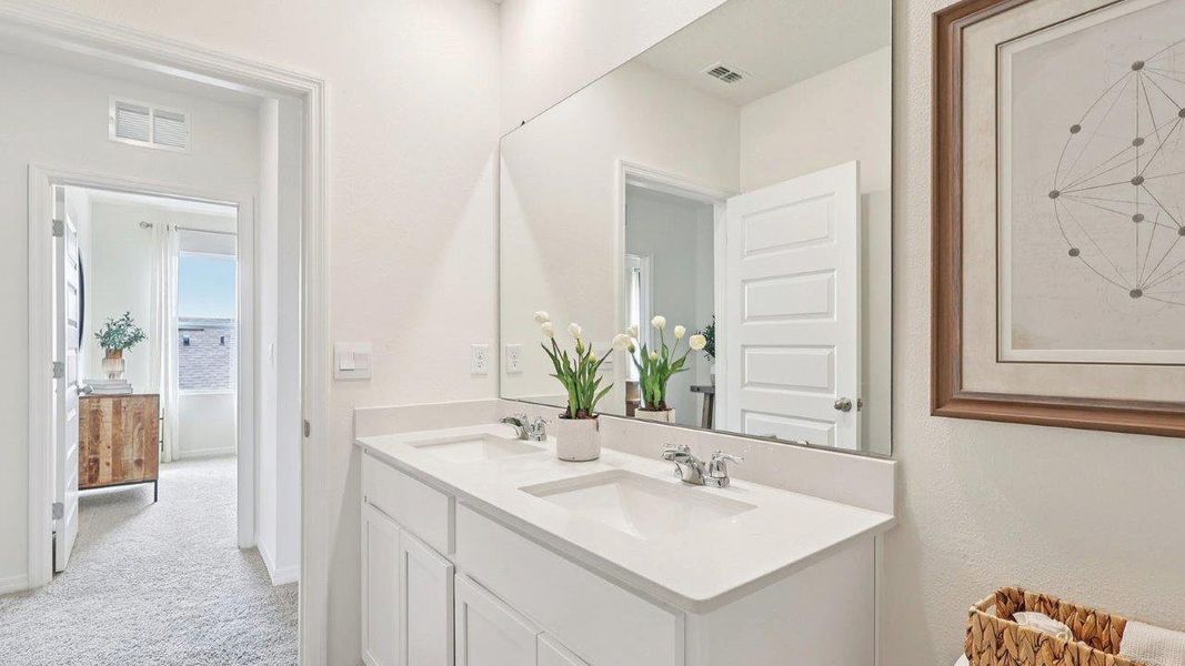 Furnished interior view inside a new home in Crosswinds, Haines City (Image 30).
