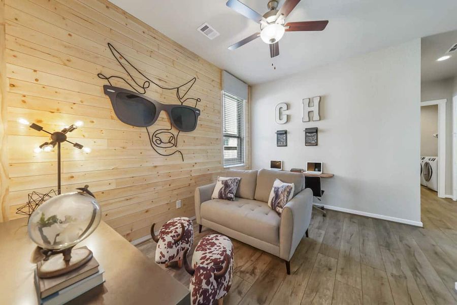 Furnished interior view inside a new home in The Trails, New Caney (Image 34).
