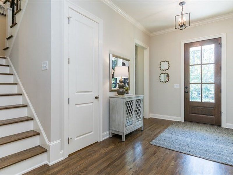 Representative furnished interior of a home built from the Whitaker by Homes by Dickerson in Cattail, Clayton (Image 5).