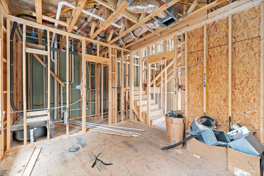 In-progress construction of a new home in , Houston, TX (Image 27).