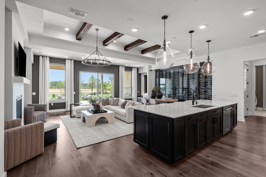 Kitchen Overlooking Gathering & Dining Room Kitchen Overlooking Gathering & Dining Room