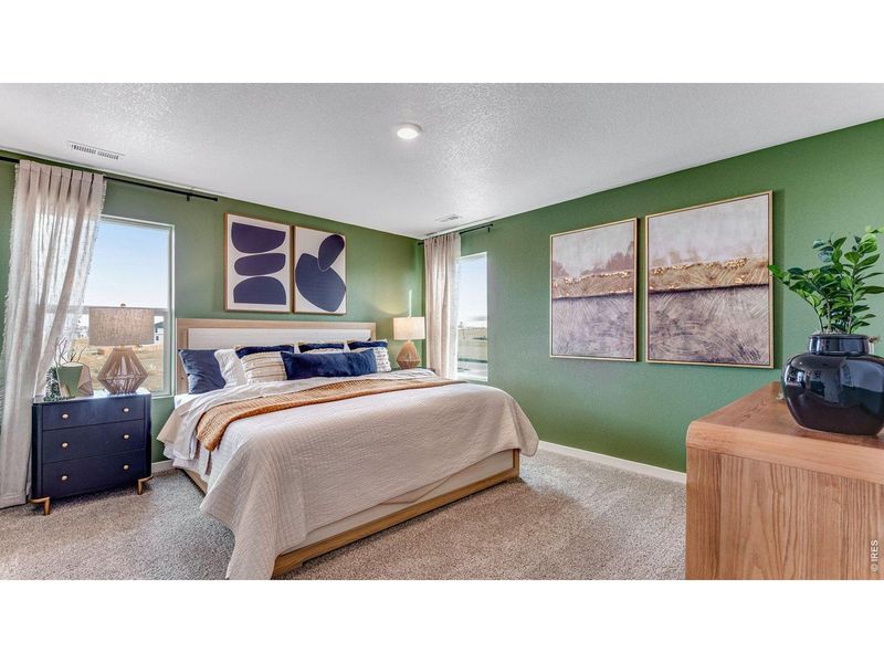 Furnished interior view inside a new home in Prairie Song, Windsor (Image 8).