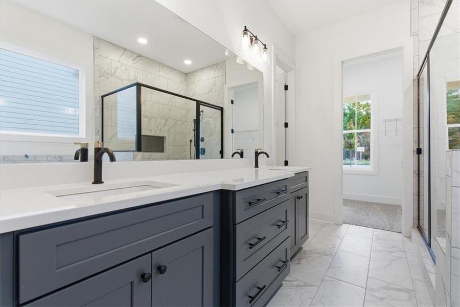 Furnished interior view inside a new home in , Cartersville (Image 15).