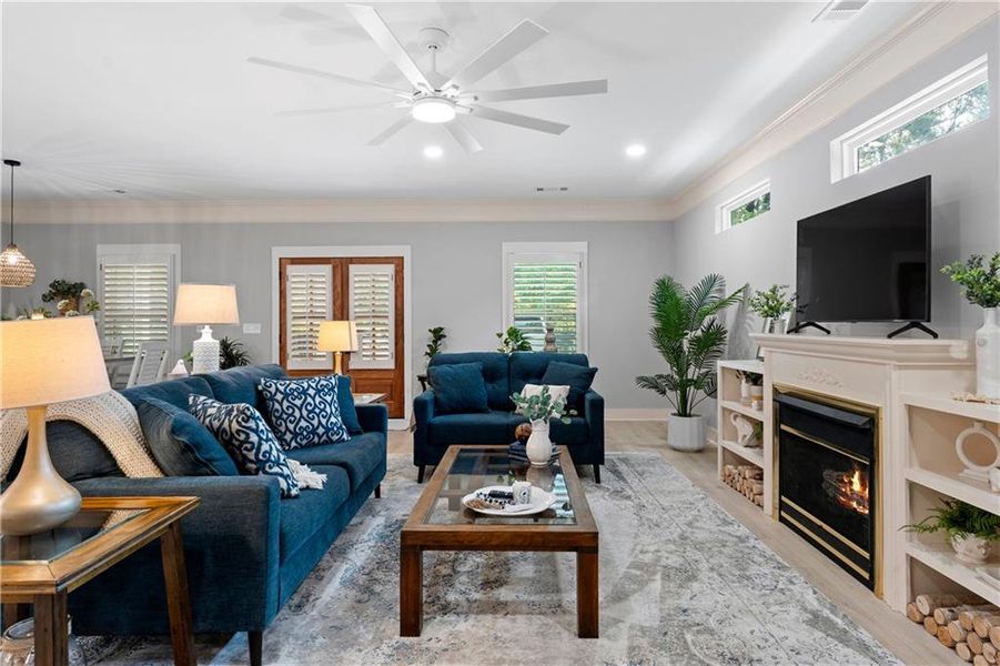 Furnished interior view inside a new home in , Cartersville (Image 12). Furnished interior view inside a new home in , Cartersville (Image 12).