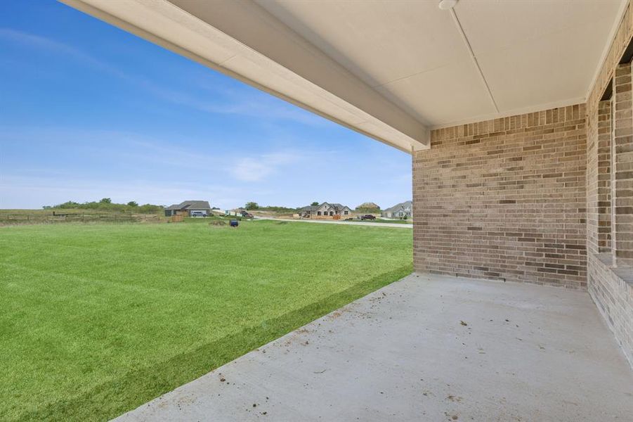 View of yard featuring a patio area