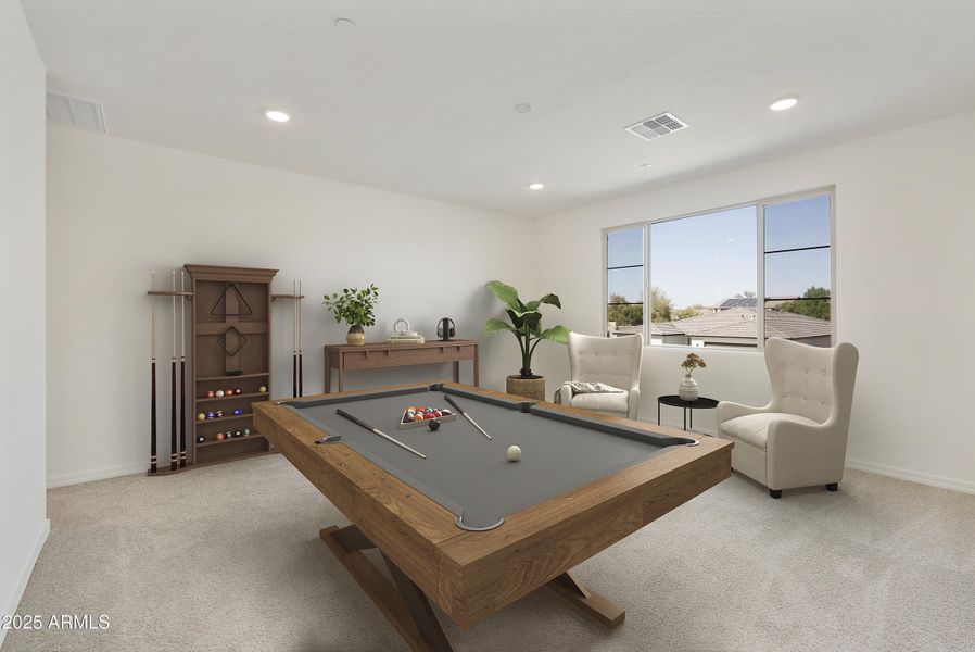 Loft-family room-game room_1