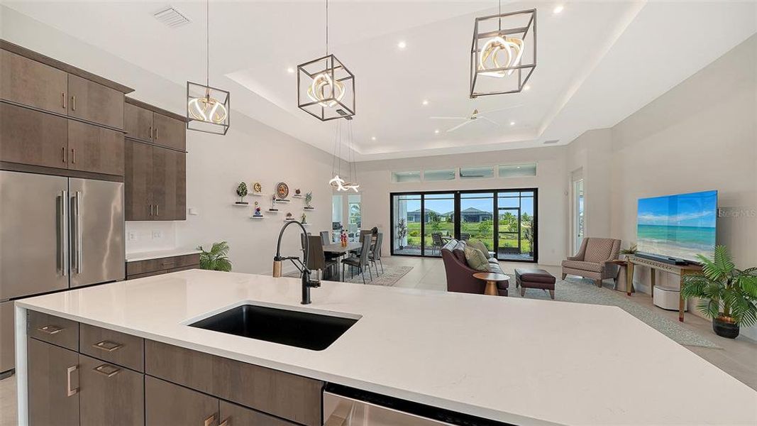 Furnished interior view inside a new home in , Sarasota (Image 50).
