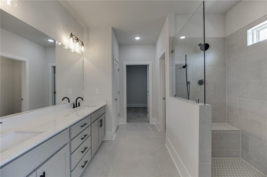 Furnished interior view inside a new home in , Buford (Image 17).