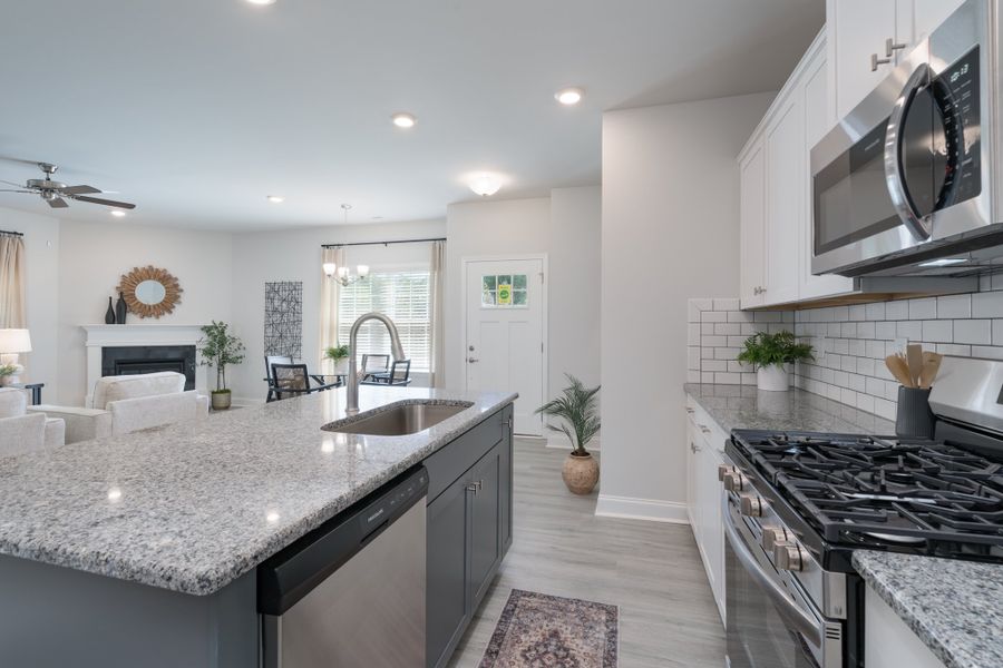 Representative furnished interior of a home built from the Plan 1817 Townhome by Adams Homes in Joyner Park, Rocky Mount (Image 8).
