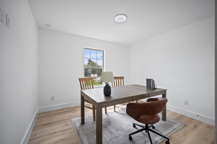 Furnished interior view inside a new home in , Willis (Image 17).