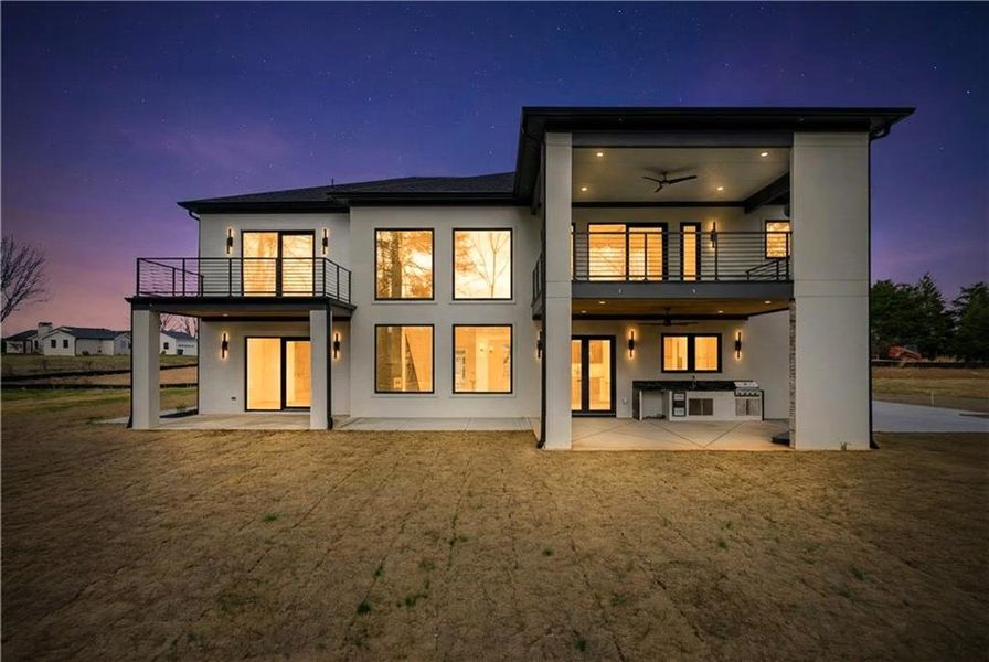 Exterior details and patio area of a home in , Buford (Image 34).