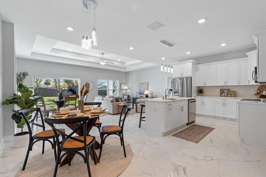 Furnished interior view inside a new home in , Tampa (Image 6).