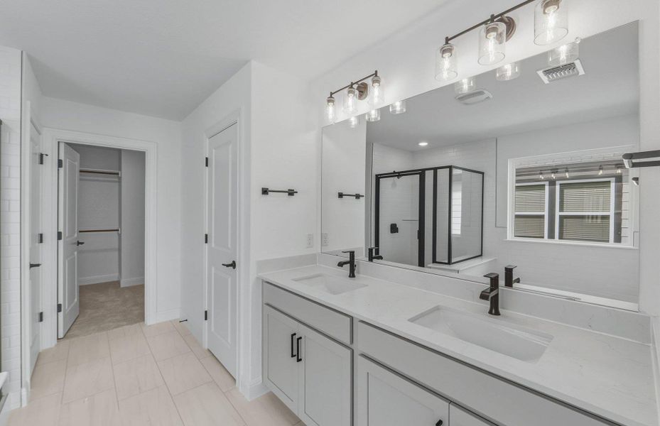 Furnished interior view inside a new home in Horizon Lake, Leander (Image 9).