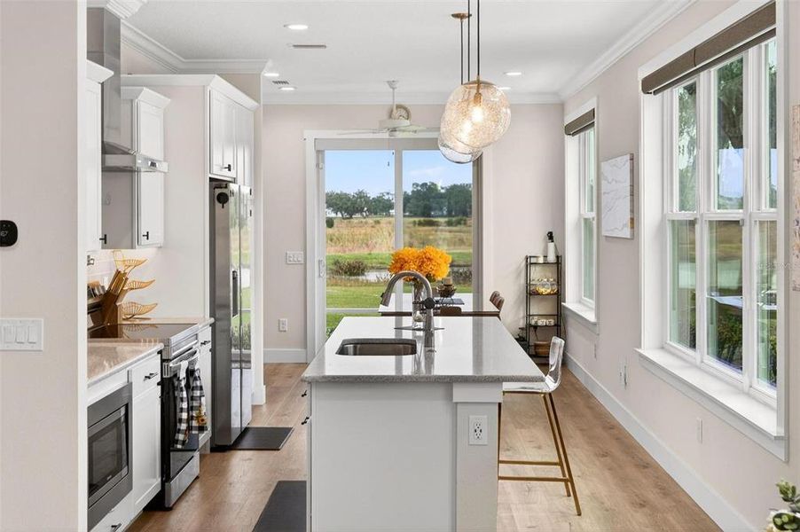 Furnished interior view inside a new home in , Oxford (Image 20).