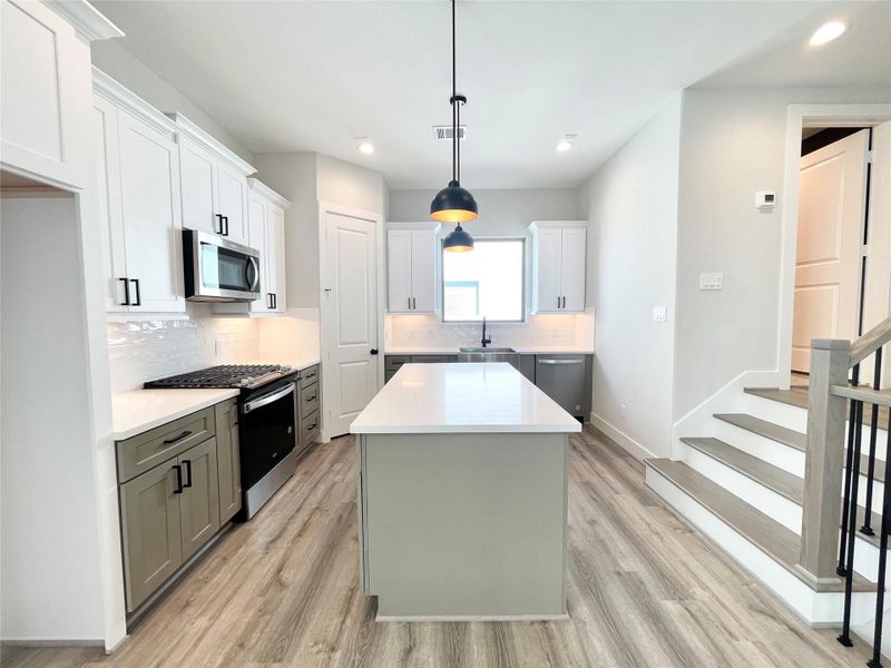 Furnished interior view inside a new home in , Houston (Image 8). Furnished interior view inside a new home in , Houston (Image 8).