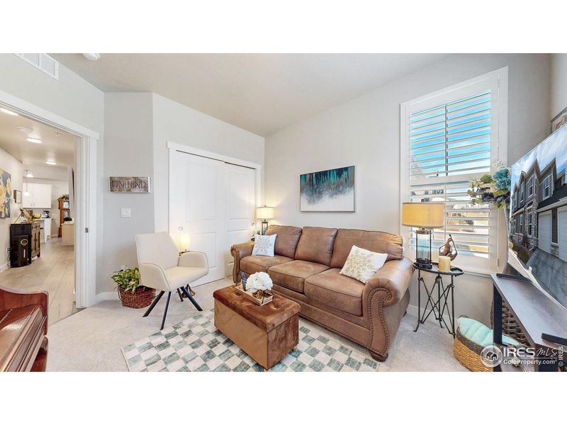 Furnished interior view inside a new home in The Lakes at Centerra - Discovery, Loveland (Image 16).