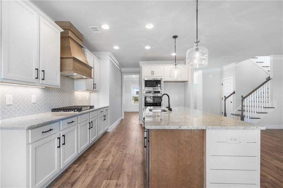 Furnished interior view inside a new home in Calgary Downs, Winder (Image 13).