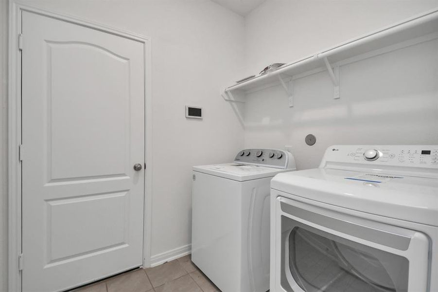 Laundry room w/Full Size Washer & Dryer Included!