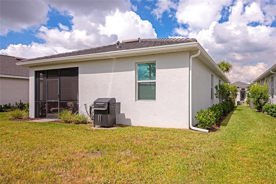 Exterior details and patio area of a home in , Venice (Image 4). Exterior details and patio area of a home in , Venice (Image 4).