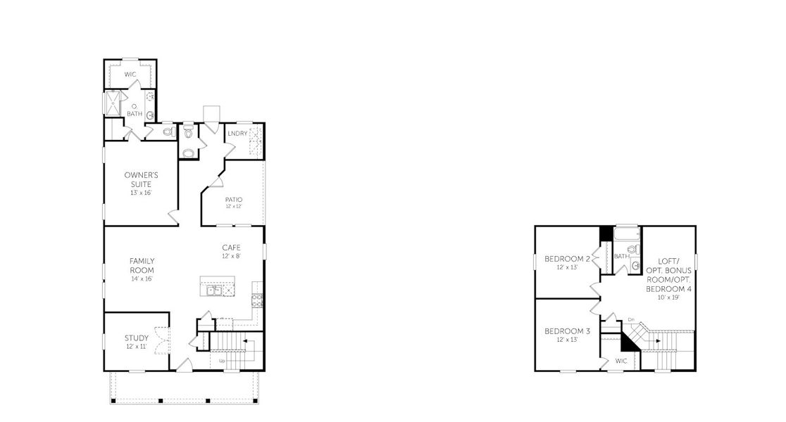 2D floor plan layout of this home in Castlewood, Taylor, TX (Image 3).