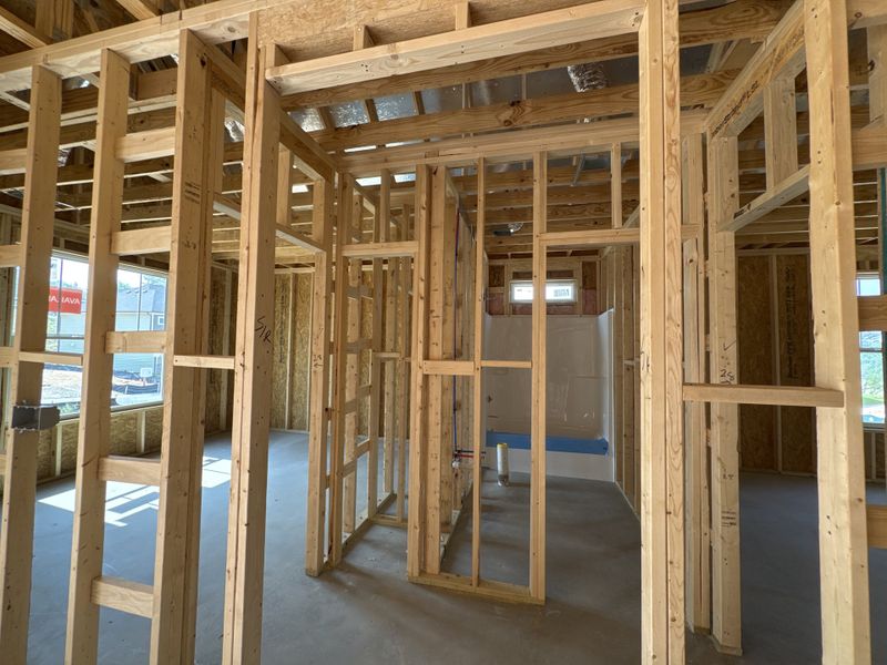 In-progress construction of a new home in Forrest Bluff, North Augusta, SC (Image 13). In-progress construction of a new home in Forrest Bluff, North Augusta, SC (Image 13).