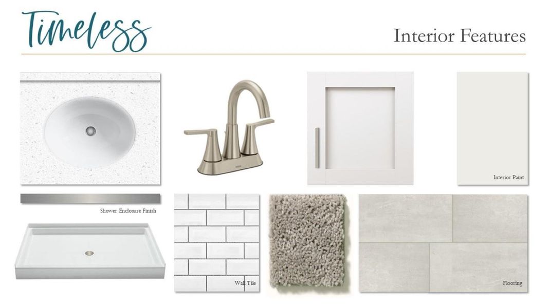 Sample of building materials used in homes in Cedar Pointe, Crosby (Image 16).