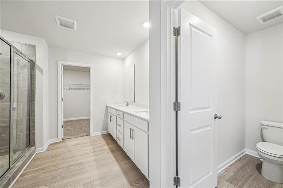 Furnished interior view inside a new home in Parkside at Grayson, Grayson (Image 8).