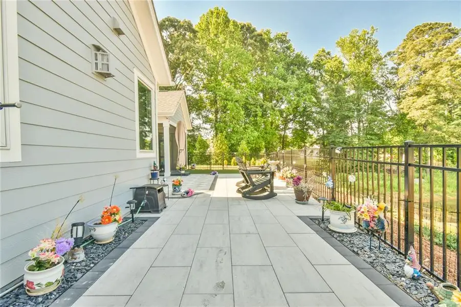 Exterior details and patio area of a home in , Dacula (Image 26).