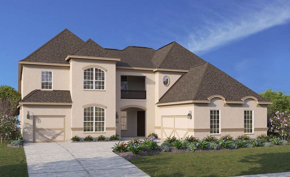2D floor plan layout for the Sandpiper by DRB Homes in Verandas at the Rim, San Antonio, TX (Image 11).