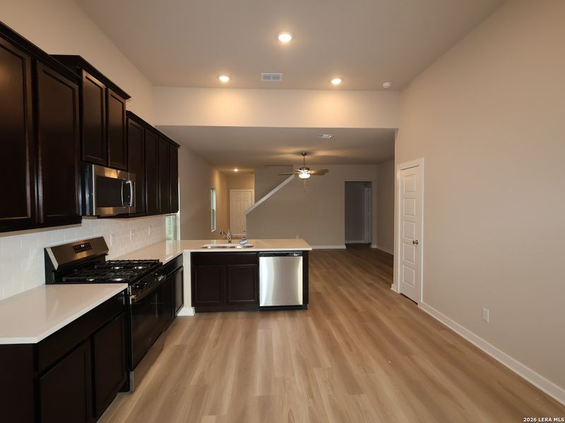 Furnished interior view inside a new home in Winding Brook, San Antonio (Image 8). Furnished interior view inside a new home in Winding Brook, San Antonio (Image 8).