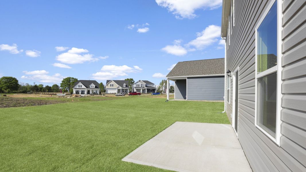 Exterior details and patio area of a home in Foxbank, Gray Court (Image 3).