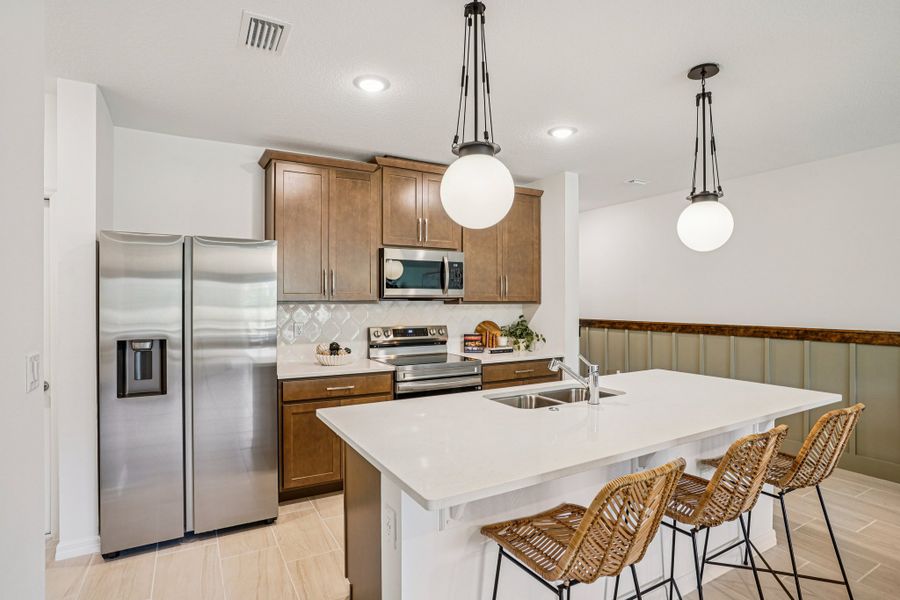 Representative furnished interior of a home built from the Powell by Risewell Homes in Thompson Village Townhomes, Apopka (Image 10).