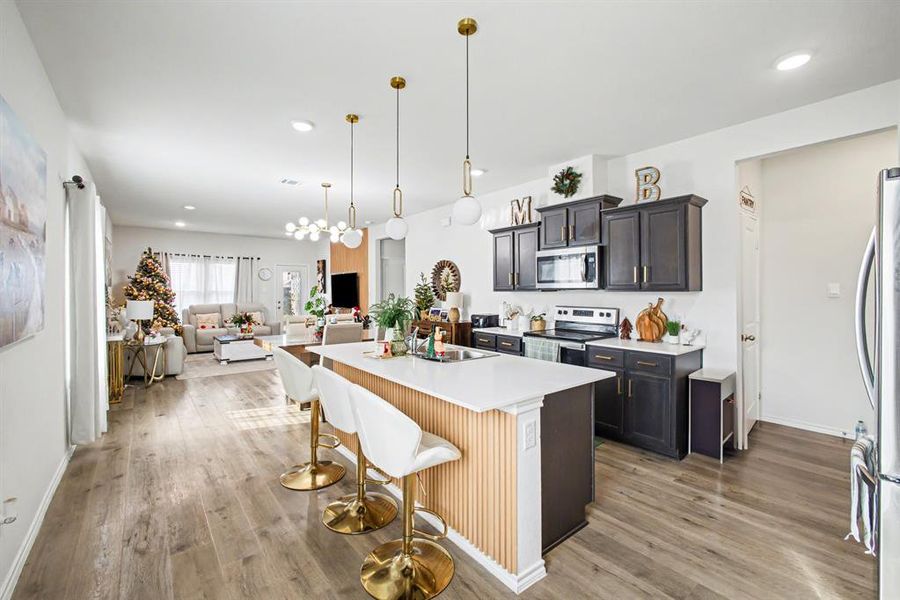 Furnished interior view inside a new home in , Forney (Image 31).
