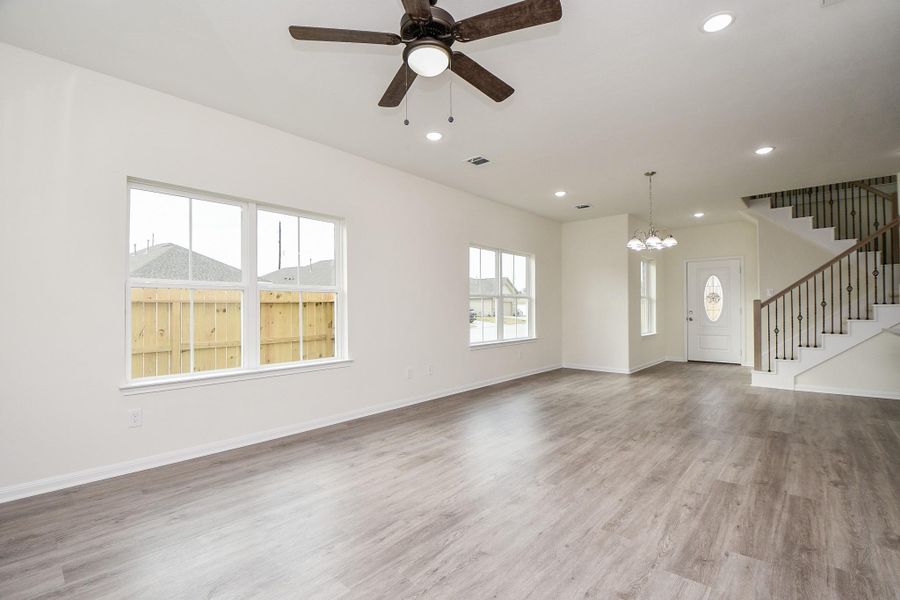 Spacious, unfurnished interior of a new home in , Houston (Image 16). Spacious, unfurnished interior of a new home in , Houston (Image 16).
