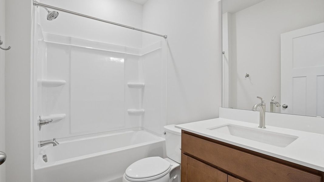 Furnished interior view inside a new home in Iris Meadows, Moore (Image 8).