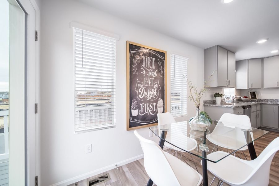 Furnished interior view inside a new home in Muegge Farms, Bennett (Image 11).