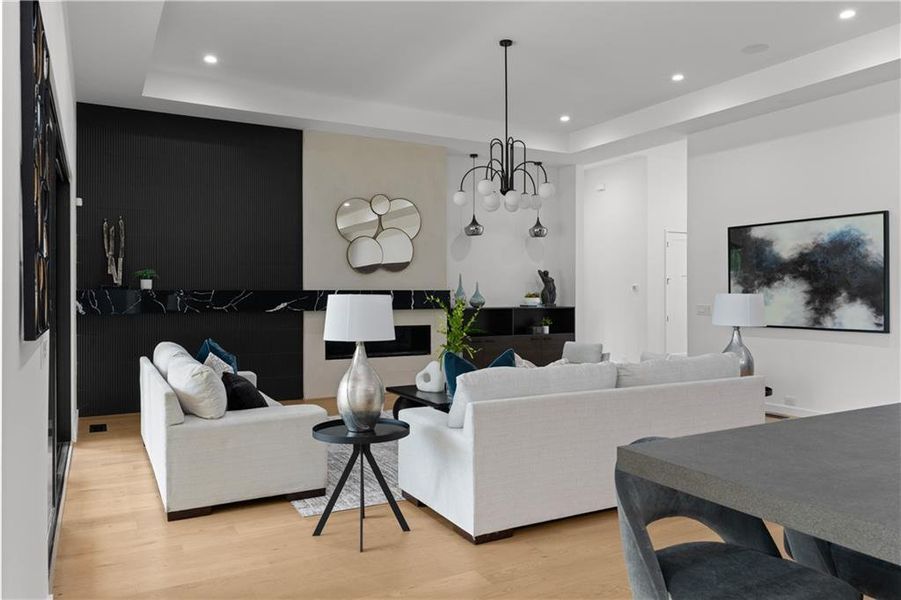 Furnished interior view inside a new home in , Atlanta (Image 51). Furnished interior view inside a new home in , Atlanta (Image 51).