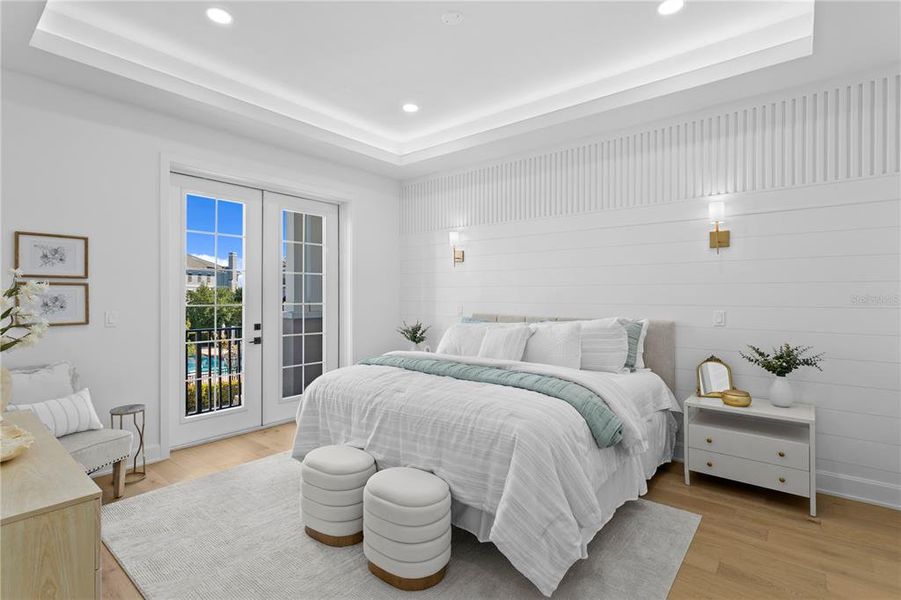 Furnished interior view inside a new home in , St. Petersburg (Image 43).