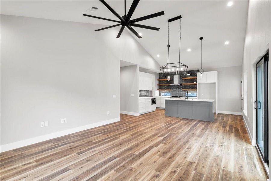 Furnished interior view inside a new home in , Johnson City (Image 25).