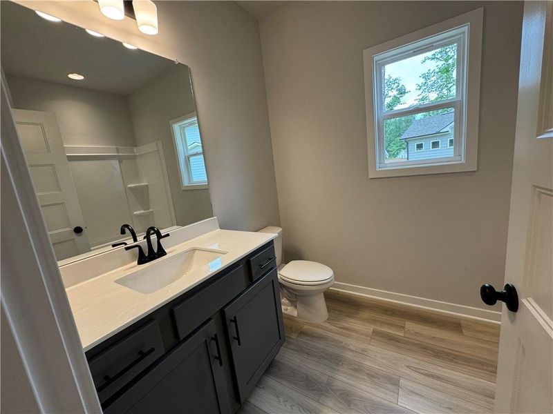 Furnished interior view inside a new home in Rosewood Lake Preserve, Hoschton (Image 14).
