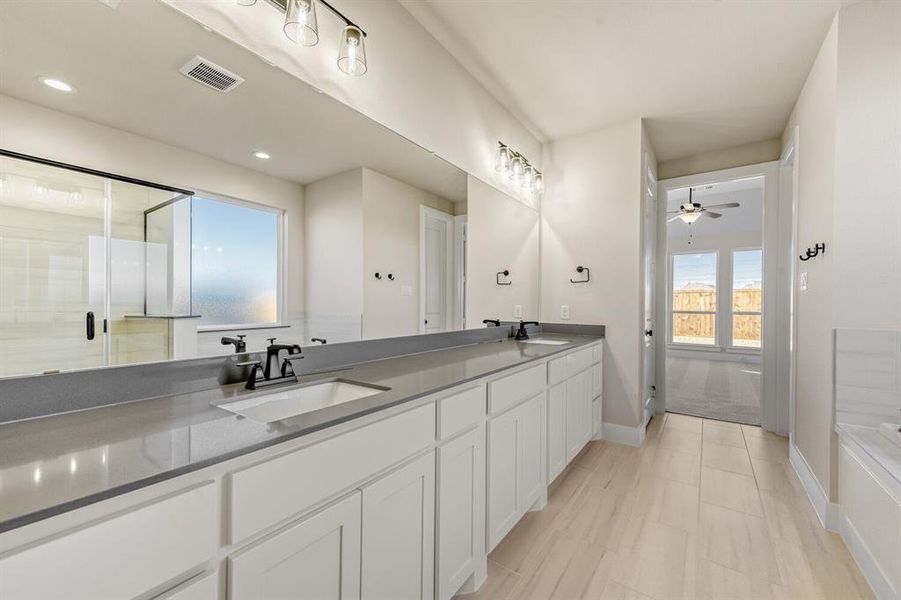 Furnished interior view inside a new home in Wellington, Fort Worth (Image 12). Furnished interior view inside a new home in Wellington, Fort Worth (Image 12).