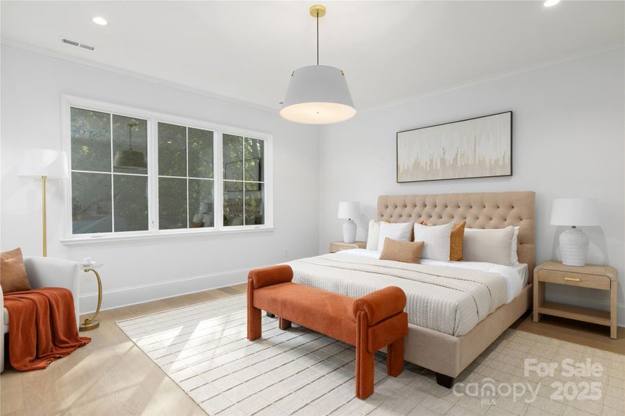 Furnished interior view inside a new home in , Charlotte (Image 4).