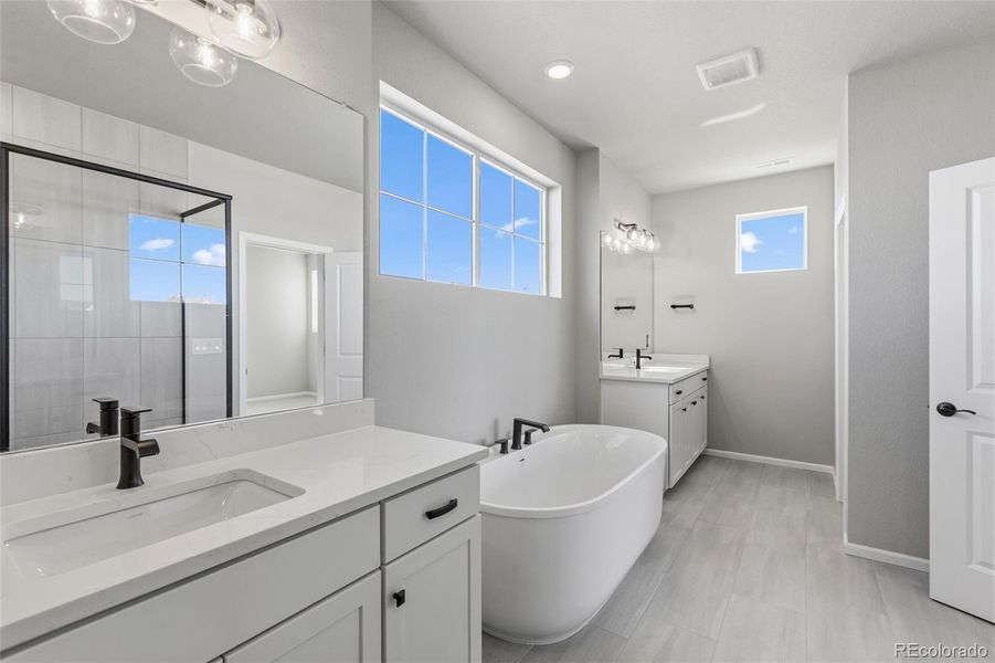 Furnished interior view inside a new home in , Aurora (Image 9).