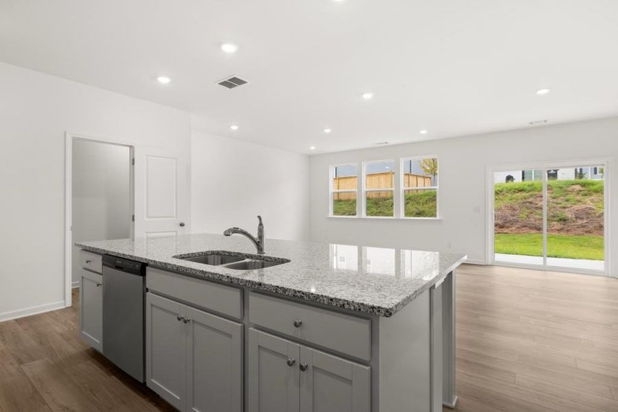 Furnished interior view inside a new home in Timber Ridge: Timber Ridge 42', Douglasville (Image 7).