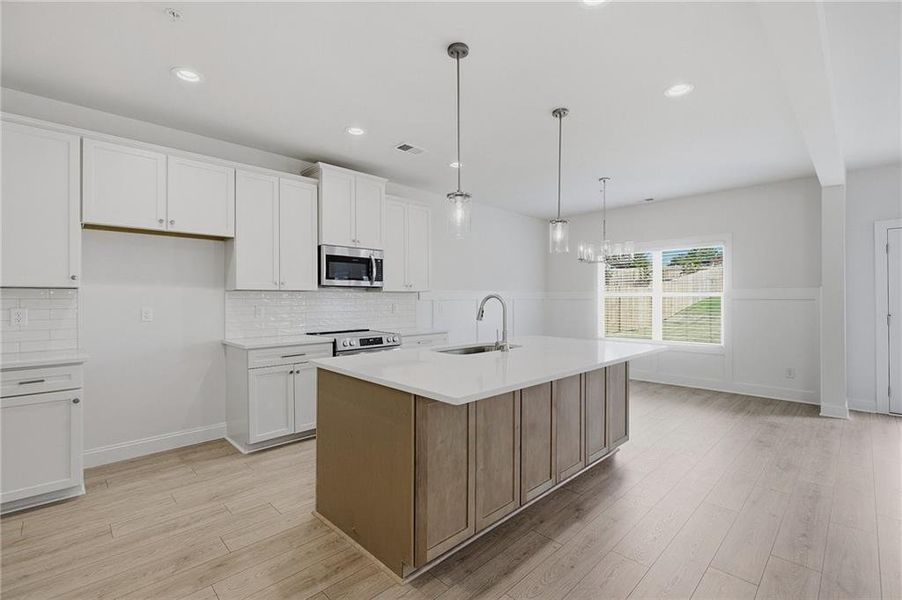 Furnished interior view inside a new home in , Marietta (Image 7).