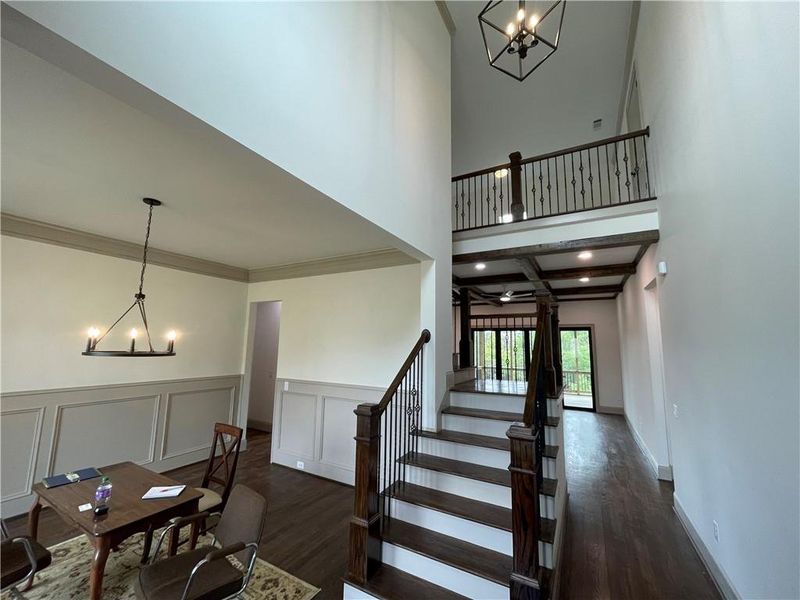 Furnished interior view inside a new home in , Marietta (Image 10).
